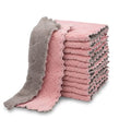 12 Pack Coral Velvet Kitchen Dish Towels Y21159