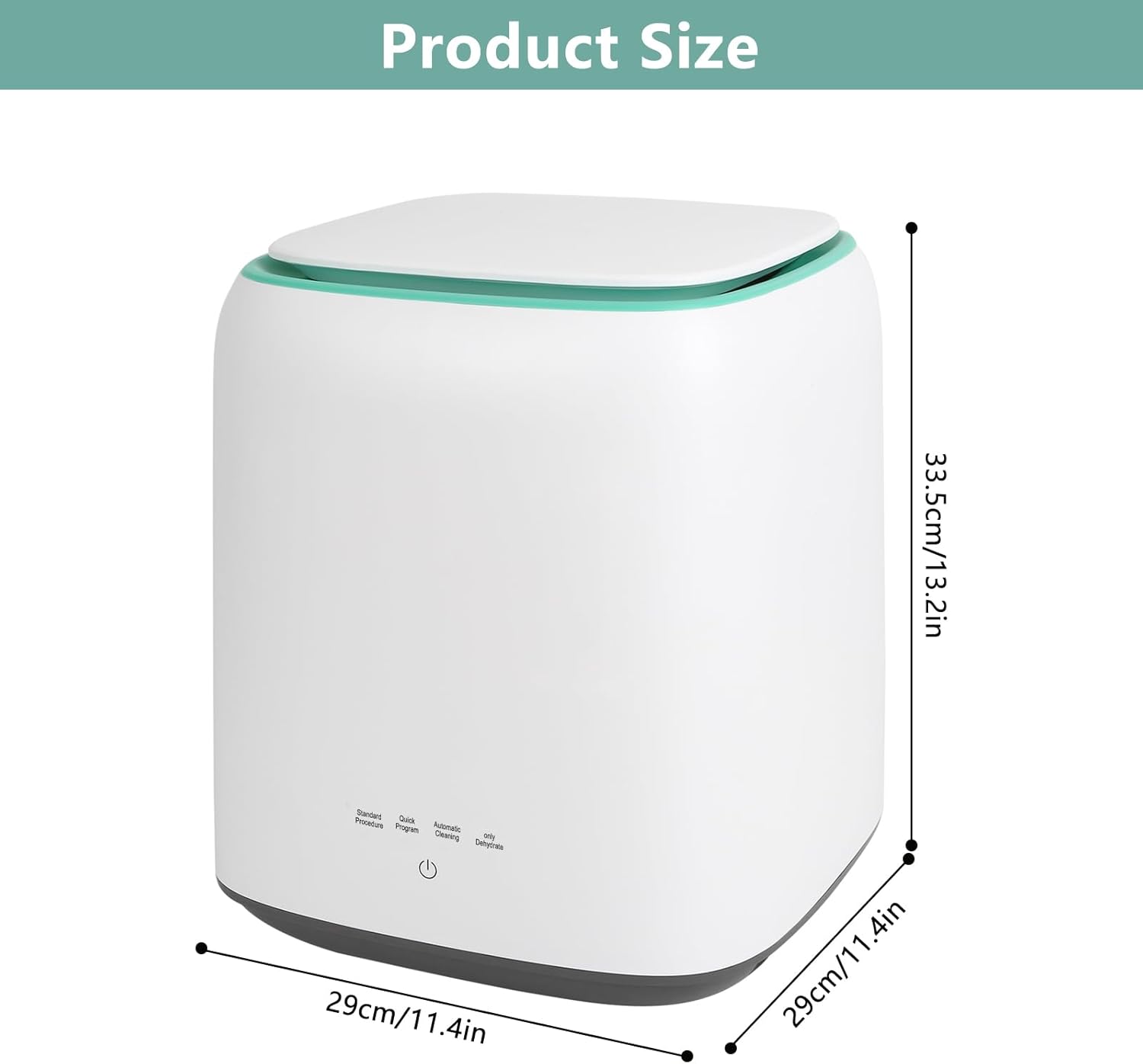 Mini portable washing machine with spin dryer D22534