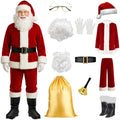11 Pc Santa Claus Costume Suit K605