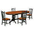 7 Piece Black Cherry Dining Set C91171