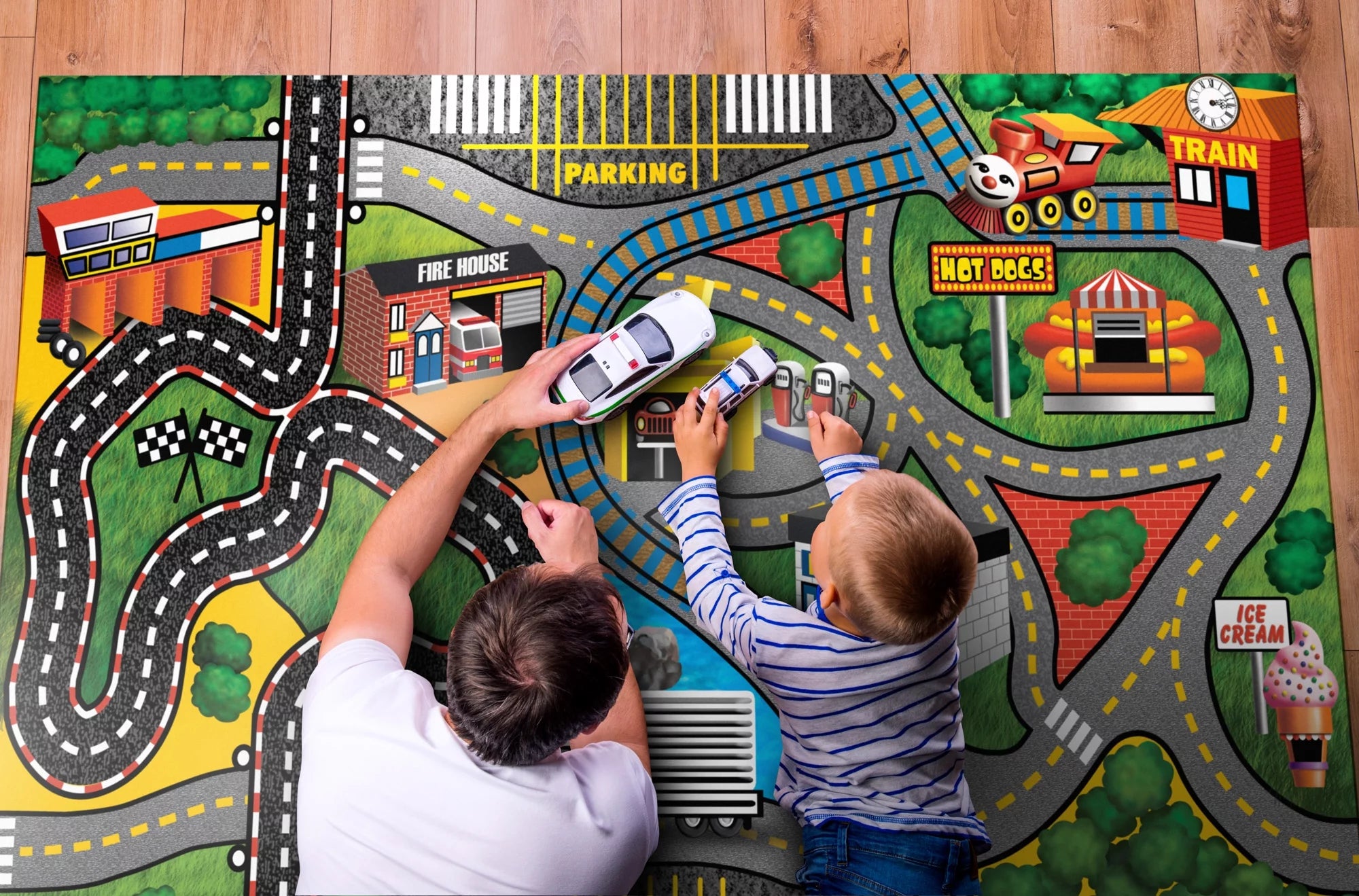 4' x 6' Kids Play Activity Rug W97401