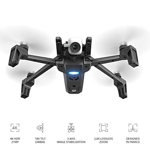 Dark Grey Foldable Drone with 4K HDR Camera V915