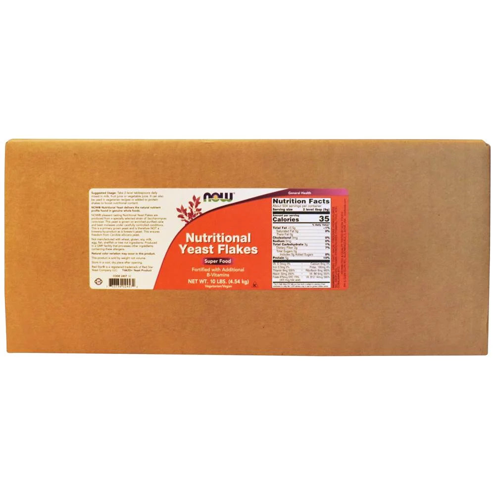 Nutritional Yeast Flakes 10-Pounds Fortified B-Vitamins Supplement J6668