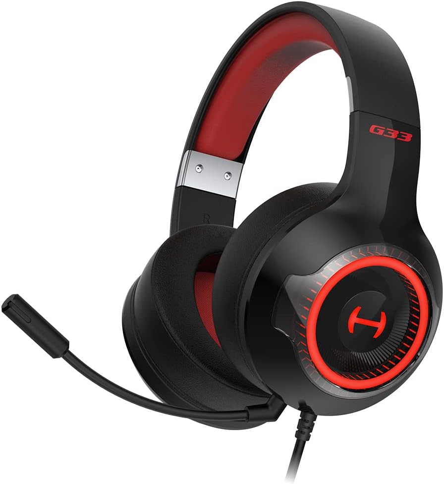 Bluetooth Wireless Gaming Headset with Mic, 48H Playtime, RGB Lighting, Pack of 2 Z112