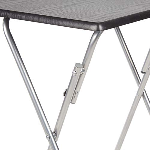 Black Folding TV Trays Set of 2 S2623