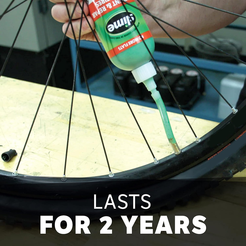 Bike Tube Protectors and Puncture Repair Sealant Bundle for 12-26 x 1.5′′-2.125′′ Tires and 8oz Sealant Bottle Q76121