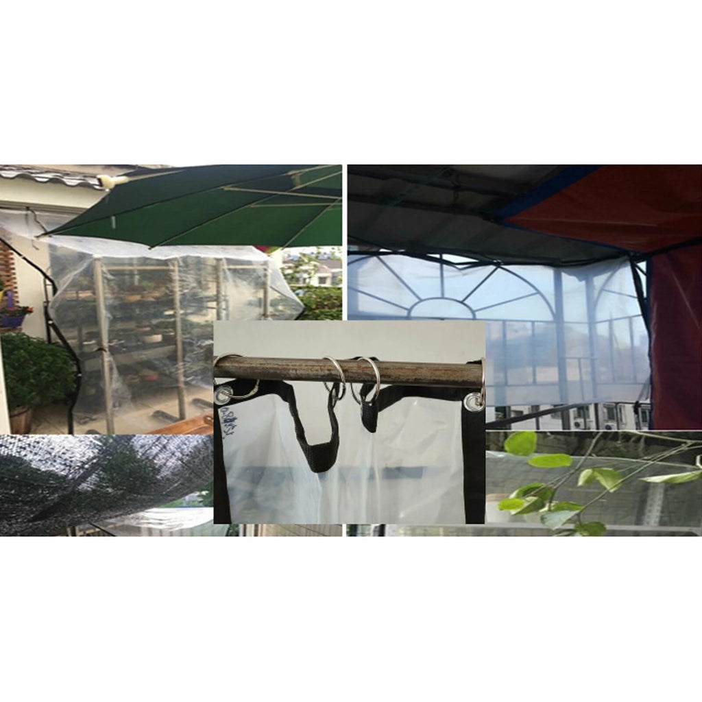 Clear Waterproof PVC Tarp Canopy 0.5mm B1934