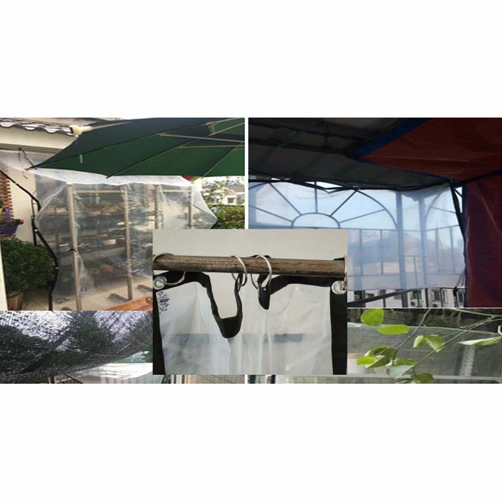 Clear Waterproof PVC Tarp Canopy 0.5mm B1934