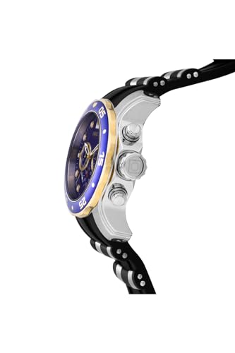 Stainless Steel and Silicone Quartz Watch X701946