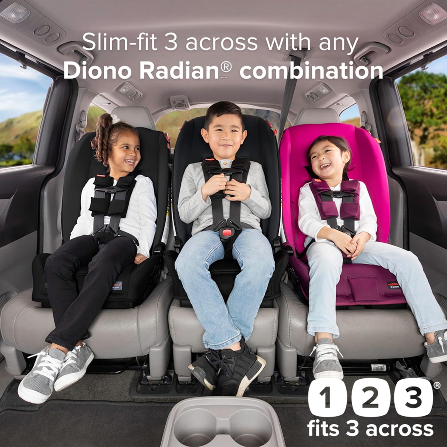 Convertible Car Seat Bundle with Cup Holders, Pack of 2 N156387