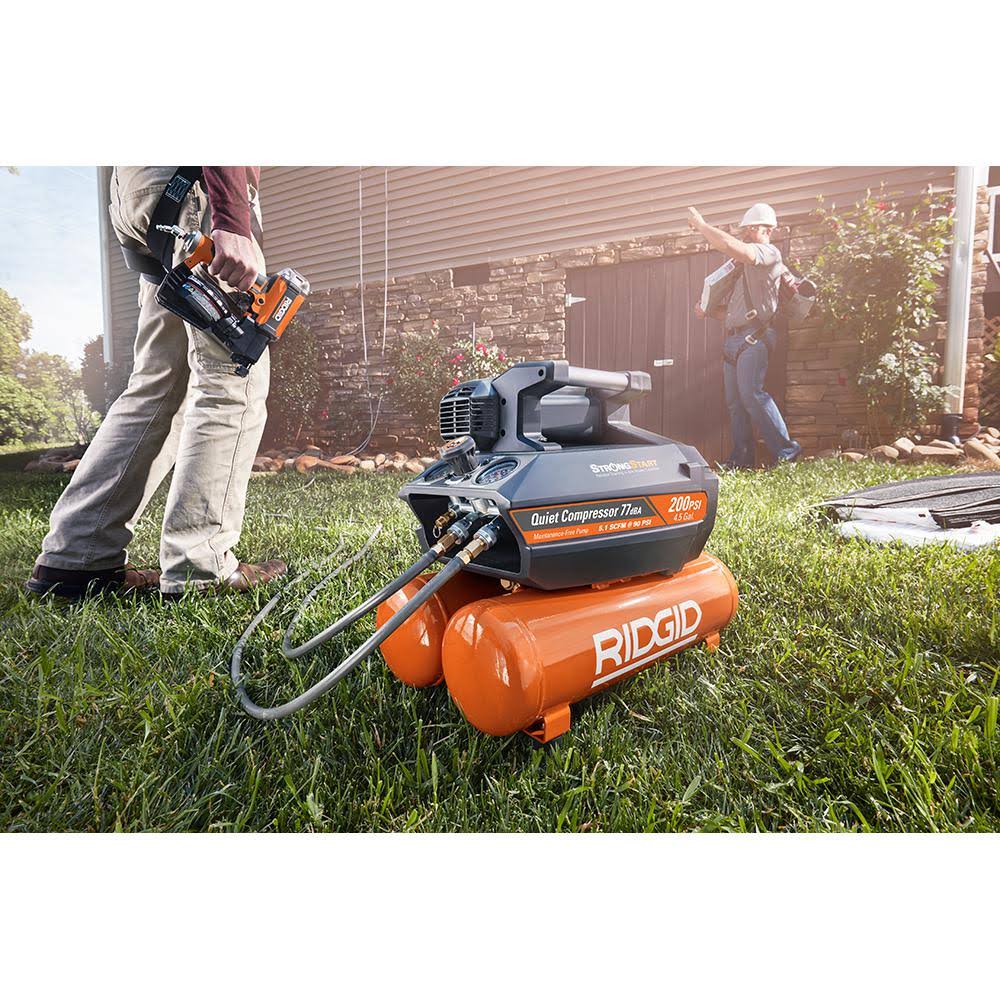 4.5 gal. Portable Electric Quiet Air Compressor X200313