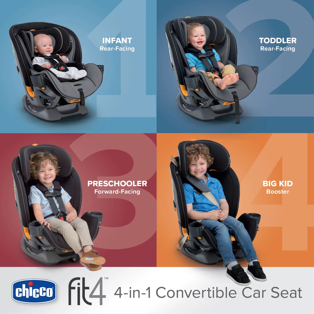4-in-1 Convertible Car Seat Navy Purple J27457