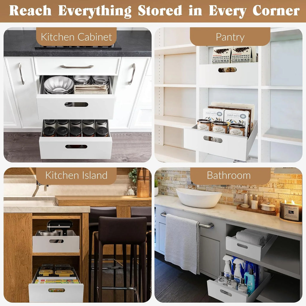 1 Pack 10-Inch Wide Carbon Steel Pull Out Cabinet Organizer D762177