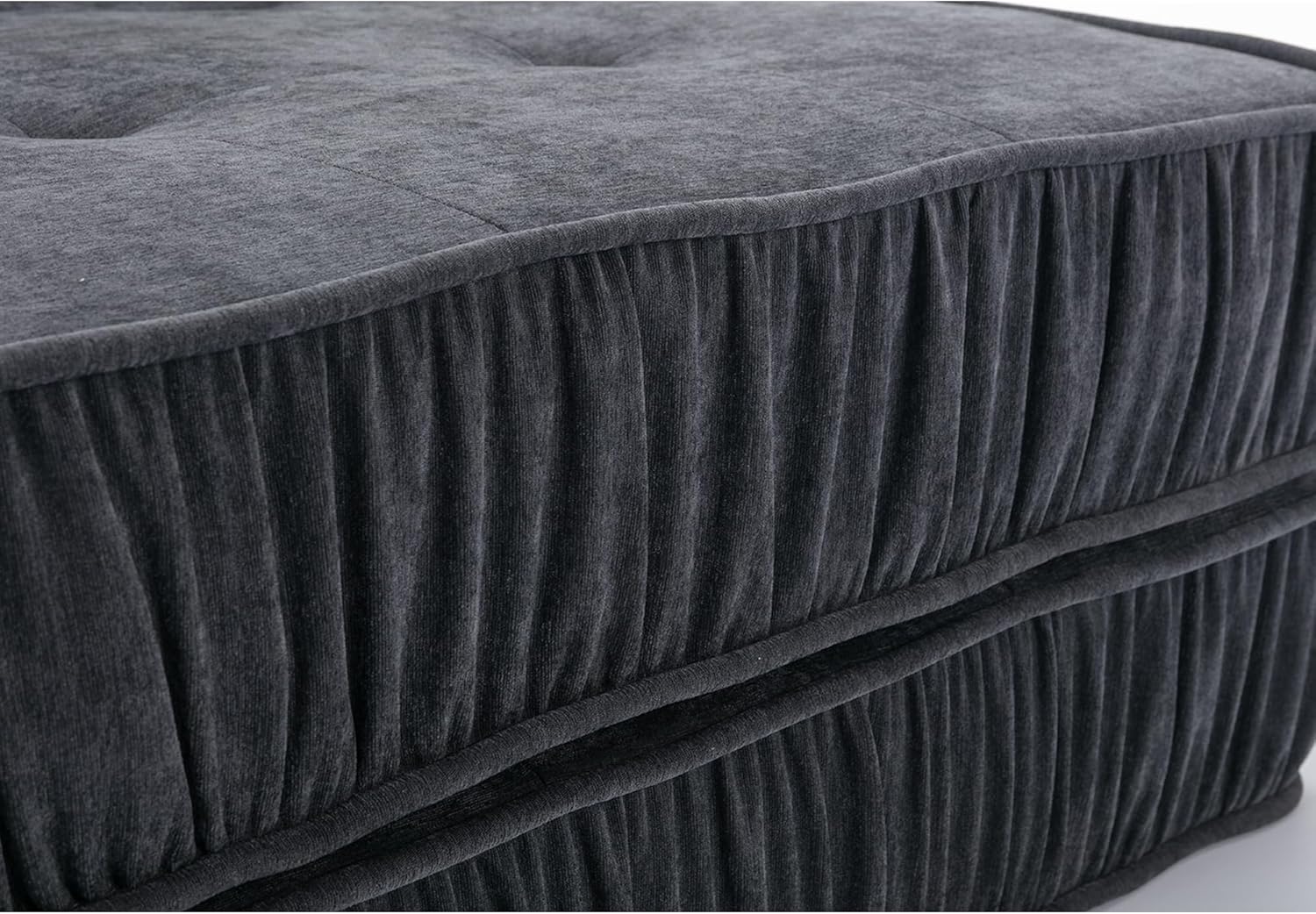 Grey Memory Foam Futon Sleeper Chair Couch Twin Size C7513