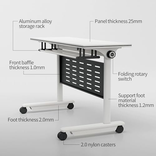 Mobile Folding Conference Table with Wheels (4PCS) S5623