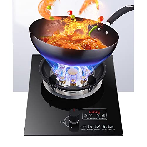 Black Tempered Glass Built-in Gas Cooker G9102