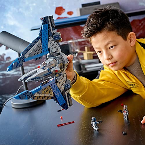 LEGO Star Wars Mandalorian Starfighter 544 Pieces Building Kit with 3 Minifigures K927010