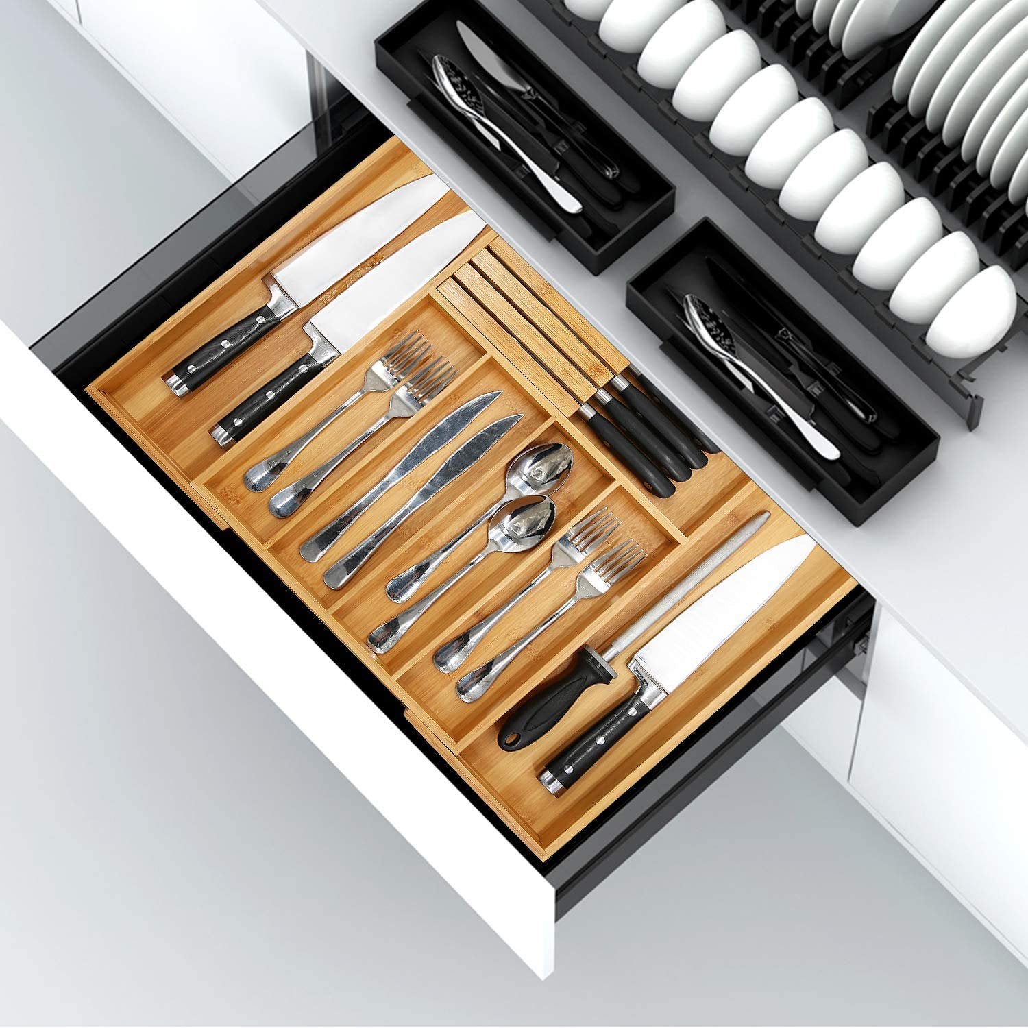 Bamboo Kitchen Organizer B592209