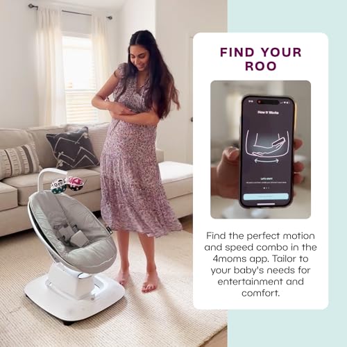 Grey Baby Swing with Bluetooth A136083