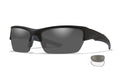 Smoke Grey/Clear Matte Black Frame Y59098