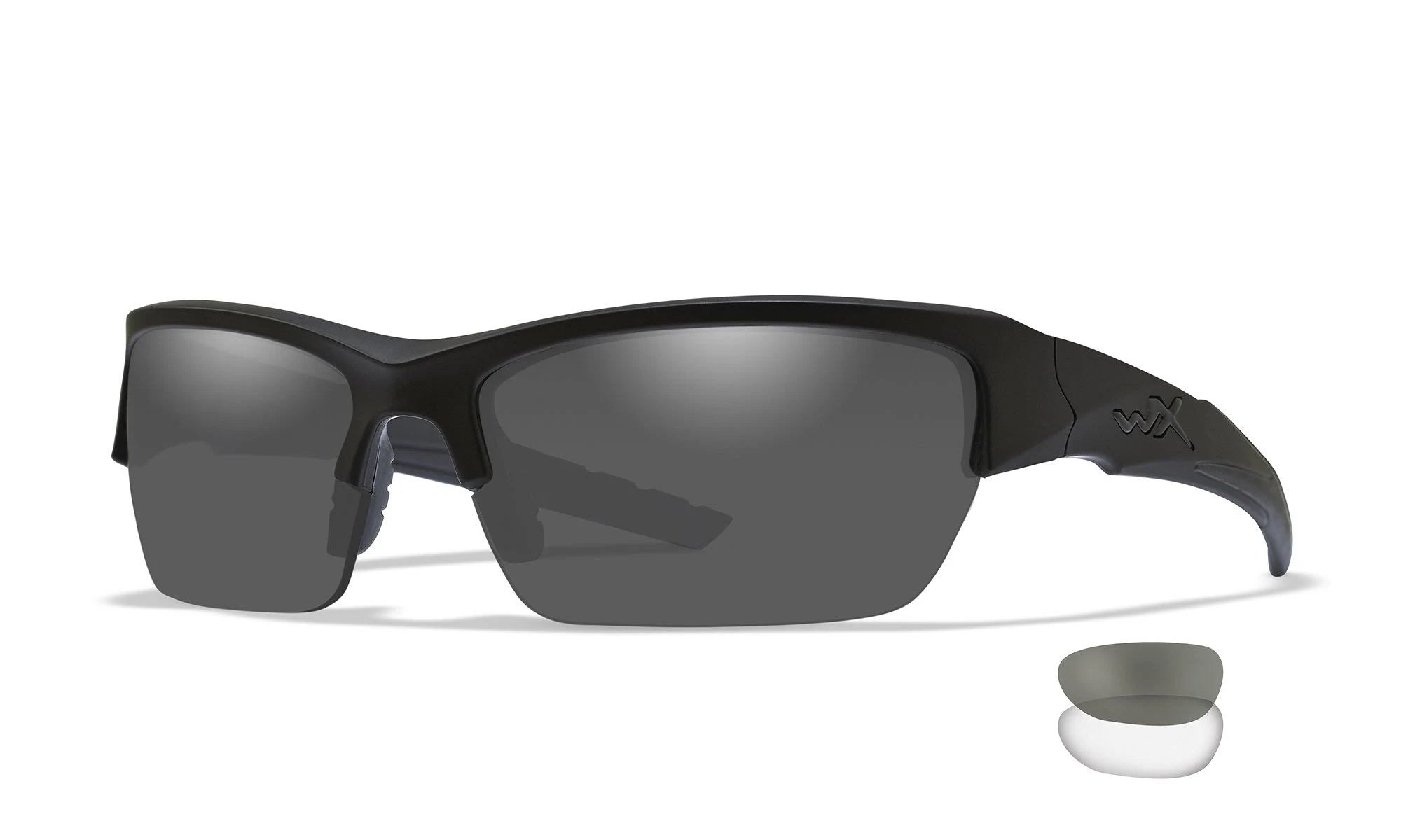 Smoke Grey/Clear Matte Black Frame Y59098