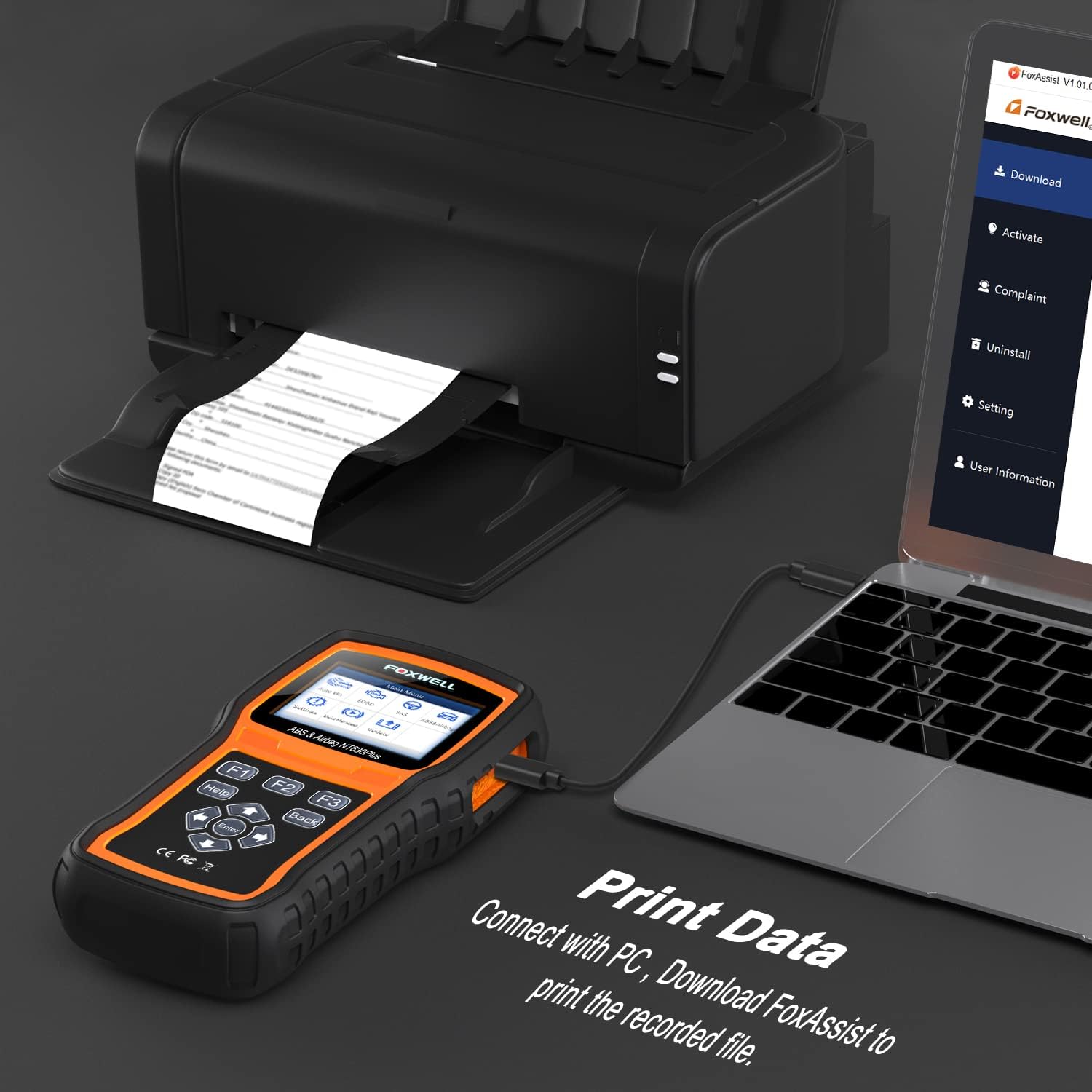 ABS SRS Airbag Diagnostic Tool V8044
