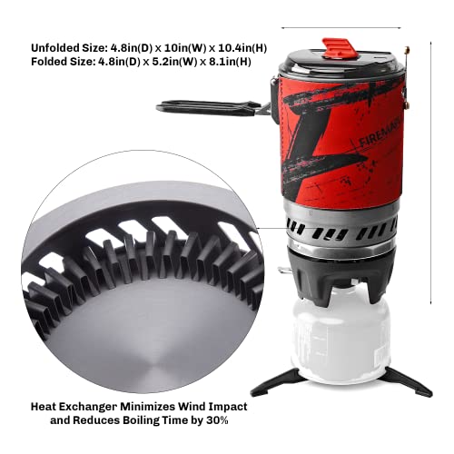 Portable Camping Backpacking Stove with Micro Regulated Valve B111066