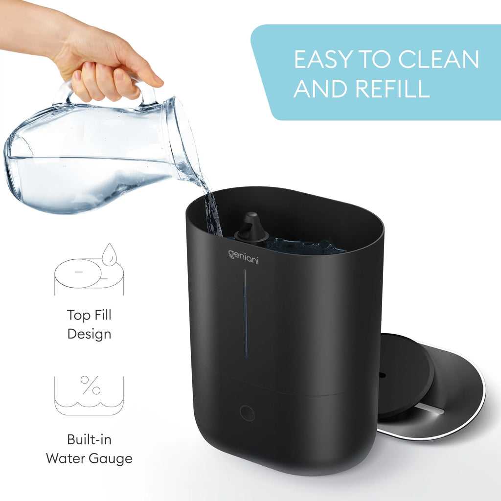 White Ultrasonic Cool Mist Humidifier & Diffuser P1522