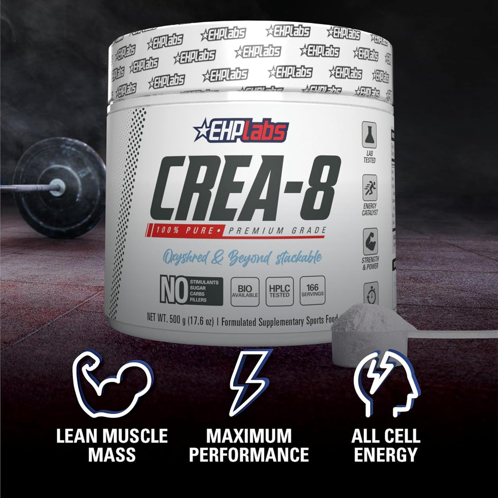 Creatine Monohydrate Powder, Unflavored - 100 Servings (500g) S2190