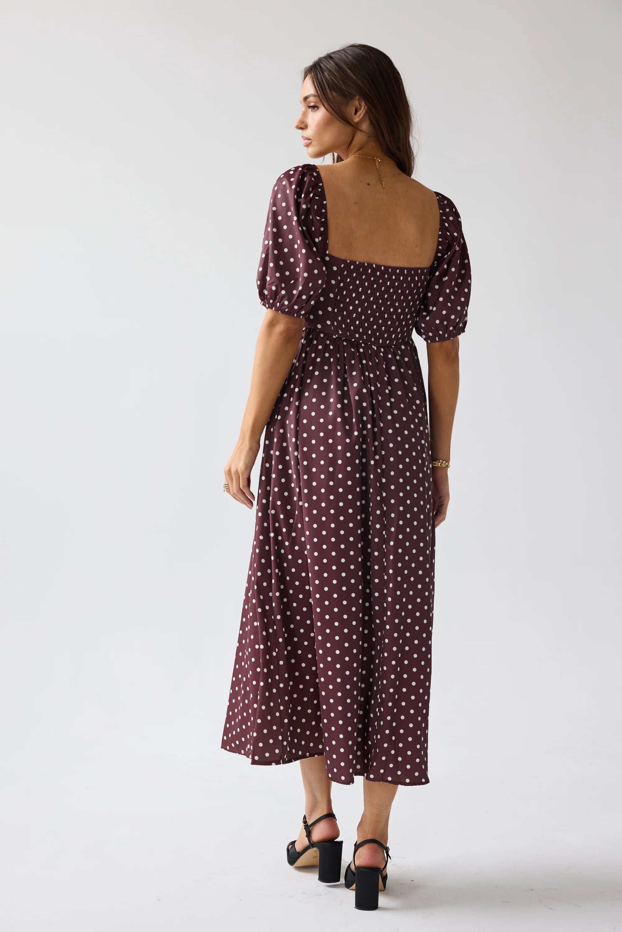 Polka Dot Midi Dress N2995