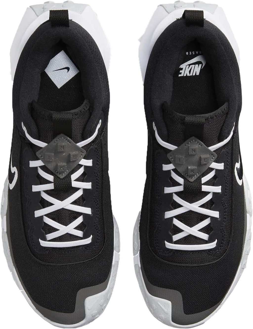 Black Iron Grey Pure Platinum White Men's Baseball Shoes K765