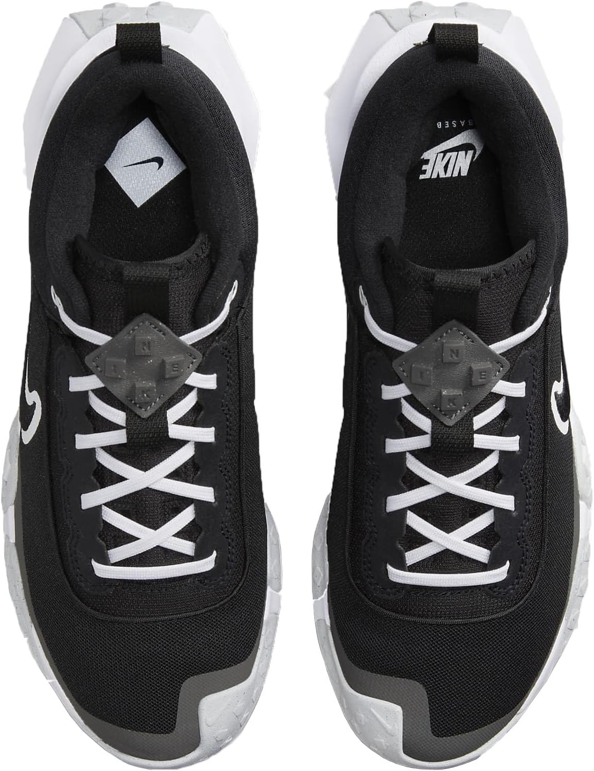 Black Iron Grey Pure Platinum White Men's Baseball Shoes K765