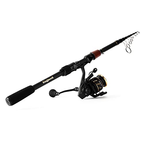 Telescopic Graphite Carbon Fishing Rod and Reel Combo N473