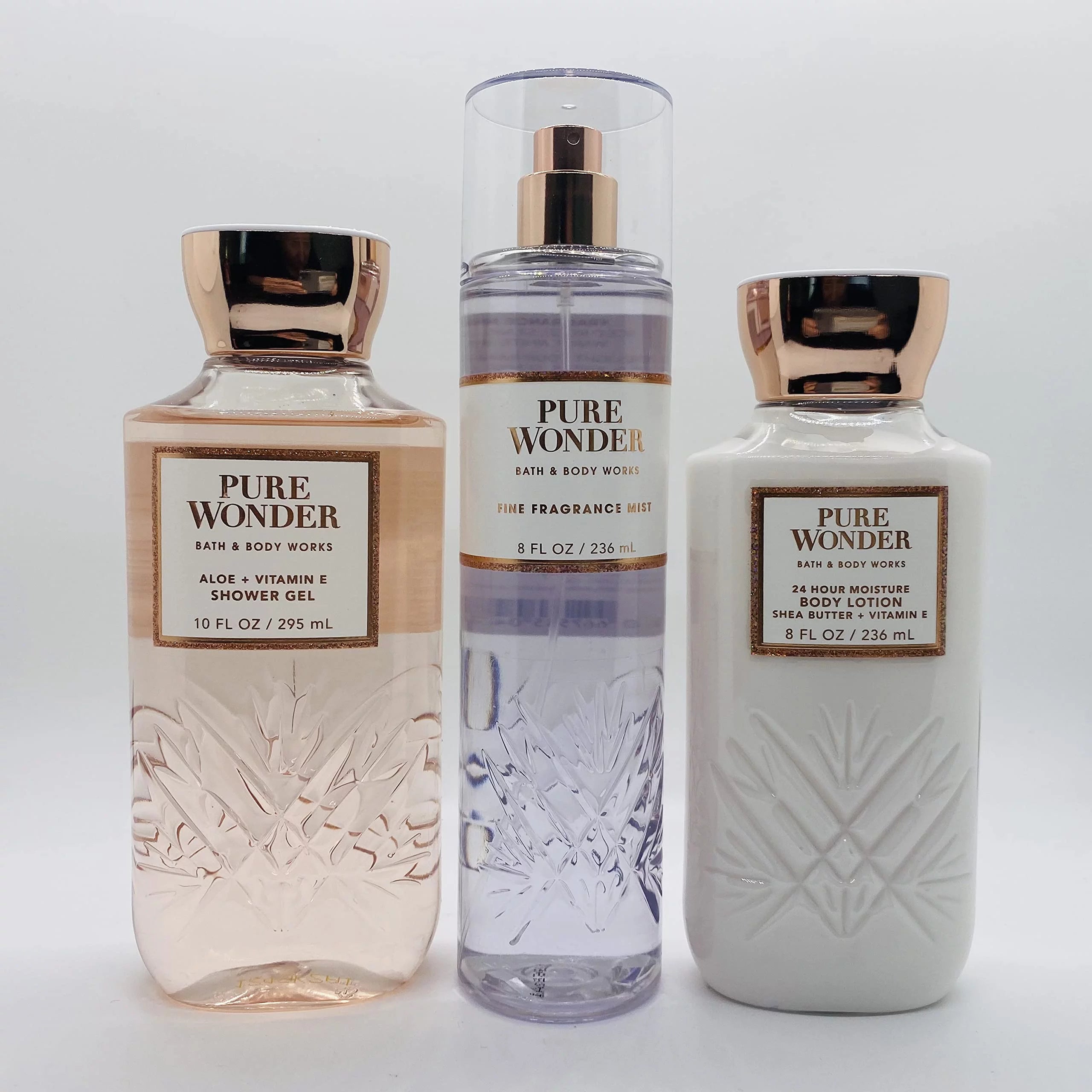 3 pc Bundle Trio Shower Gel, Fine Fragrance Mist and Body Lotion I9491