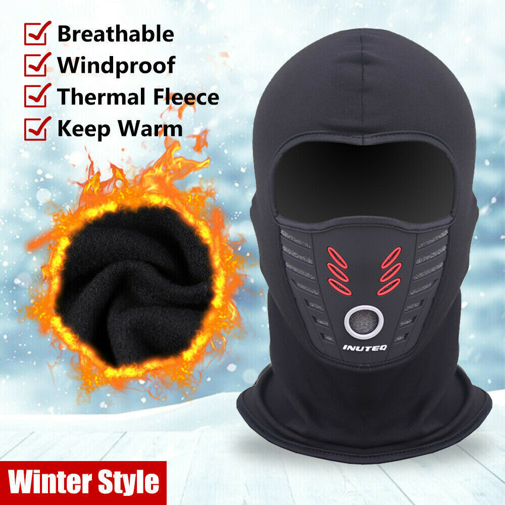 Black Tactical Balaclava Full Face Mask U2624