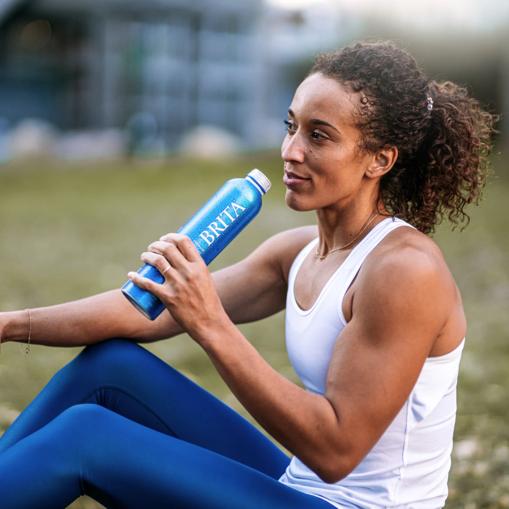 25 fl oz BPA Free Refillable Aluminum Water Bottles T253473