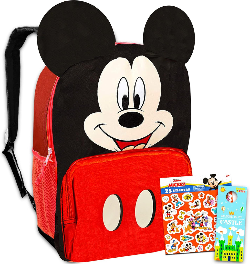 12" Mickey Mini Backpack with 3D Mickey Ears C8818