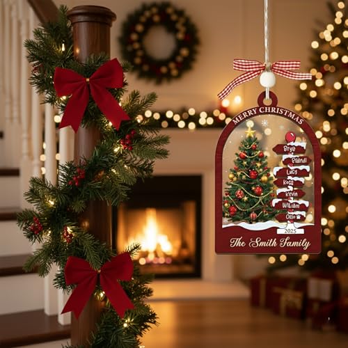 Personalized Christmas Wooden Ornament M498217