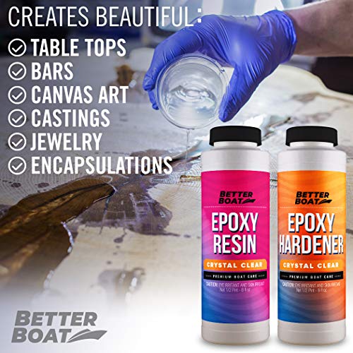 Epoxy Resin Kit 16oz 2 Part Crystal Clear Epoxy Resin C17342