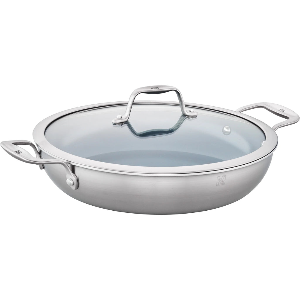 3-ply Stainless Steel Ceramic Nonstick Braiser Y7996