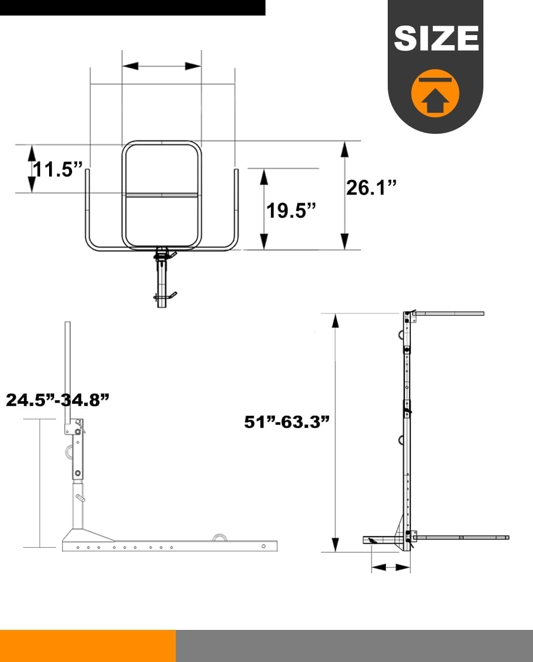Vertical Kayak Rack L8219