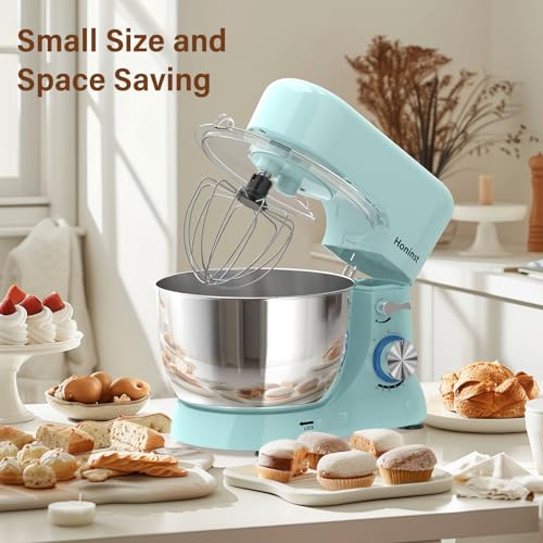 3-In-1 10-Speed 660W 6QT Tilt-Head Electric Stand Mixer M1293