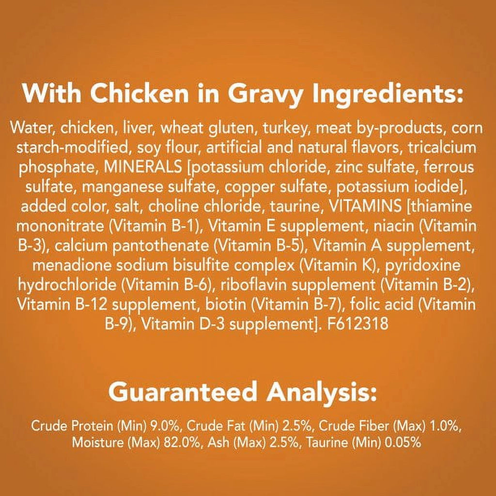 5.5 OZ Wet Cat Food with Chicken (Pack of 12) W450341