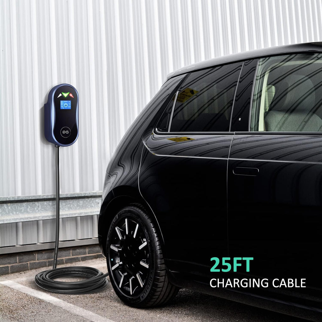 40 Amp Smart Electric Vehicle Charger with 25-Foot Cable Y414