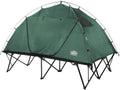 Green 2 Person Tent Cot with Rain Fly and Carry Bag K25145
