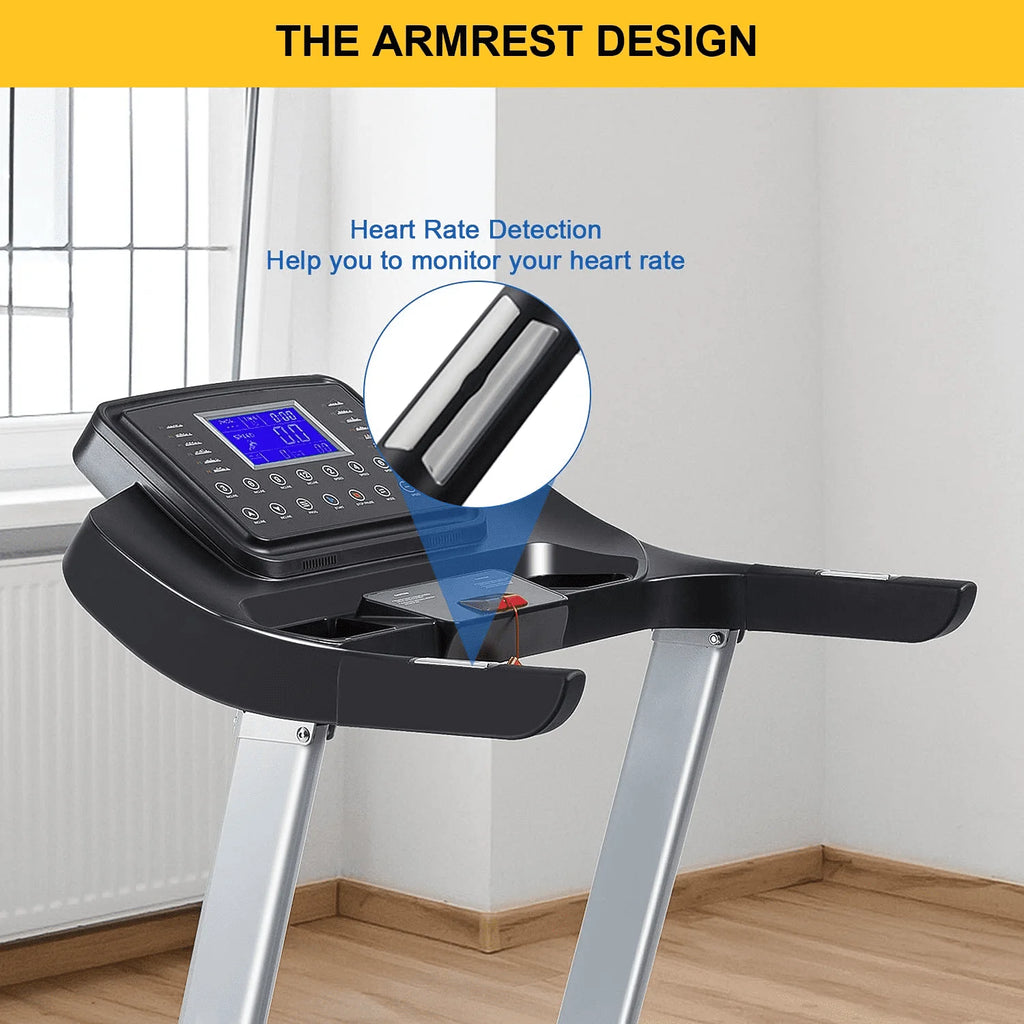 3HP Folding Treadmill with Auto Incline E79376
