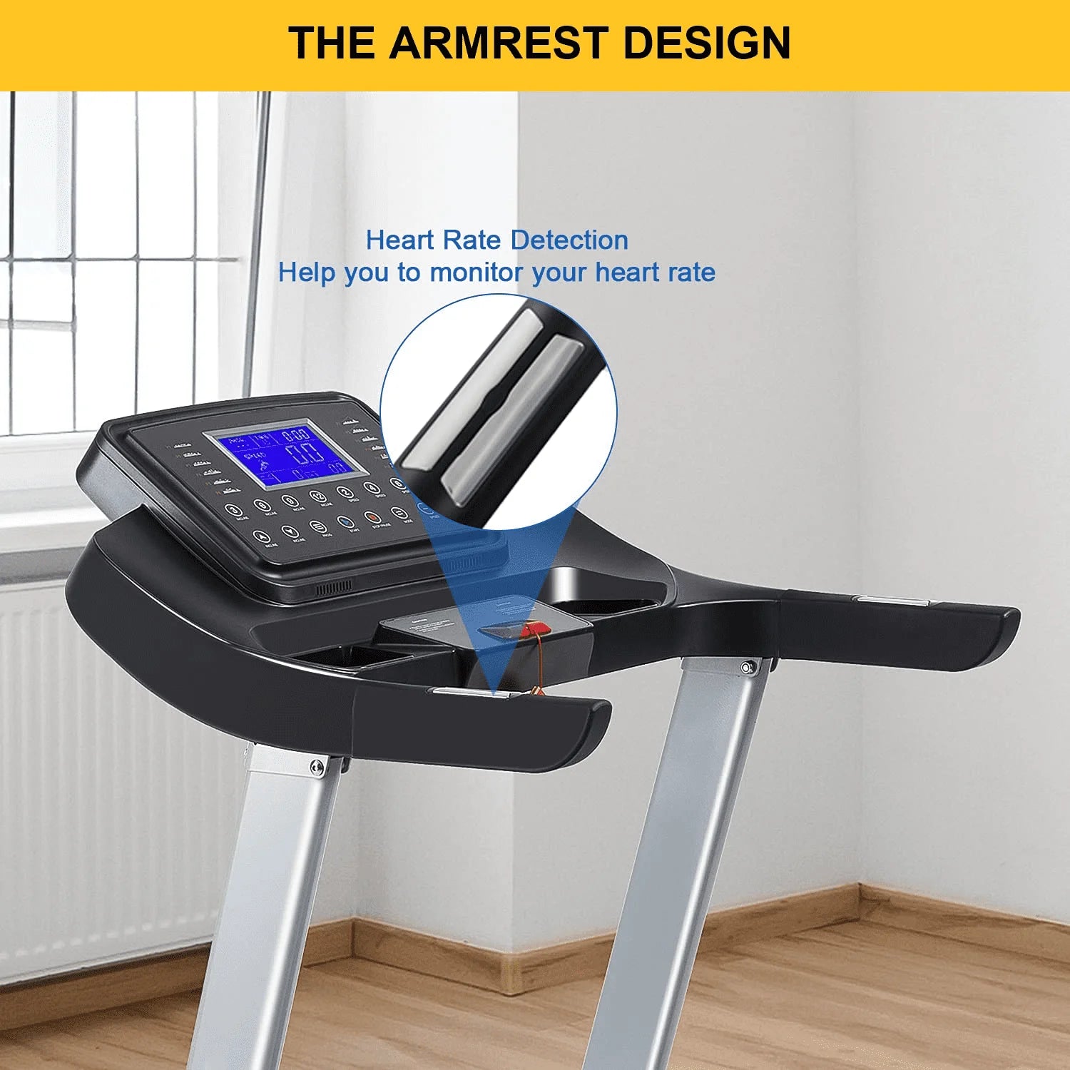 3HP Folding Treadmill with Auto Incline E79376