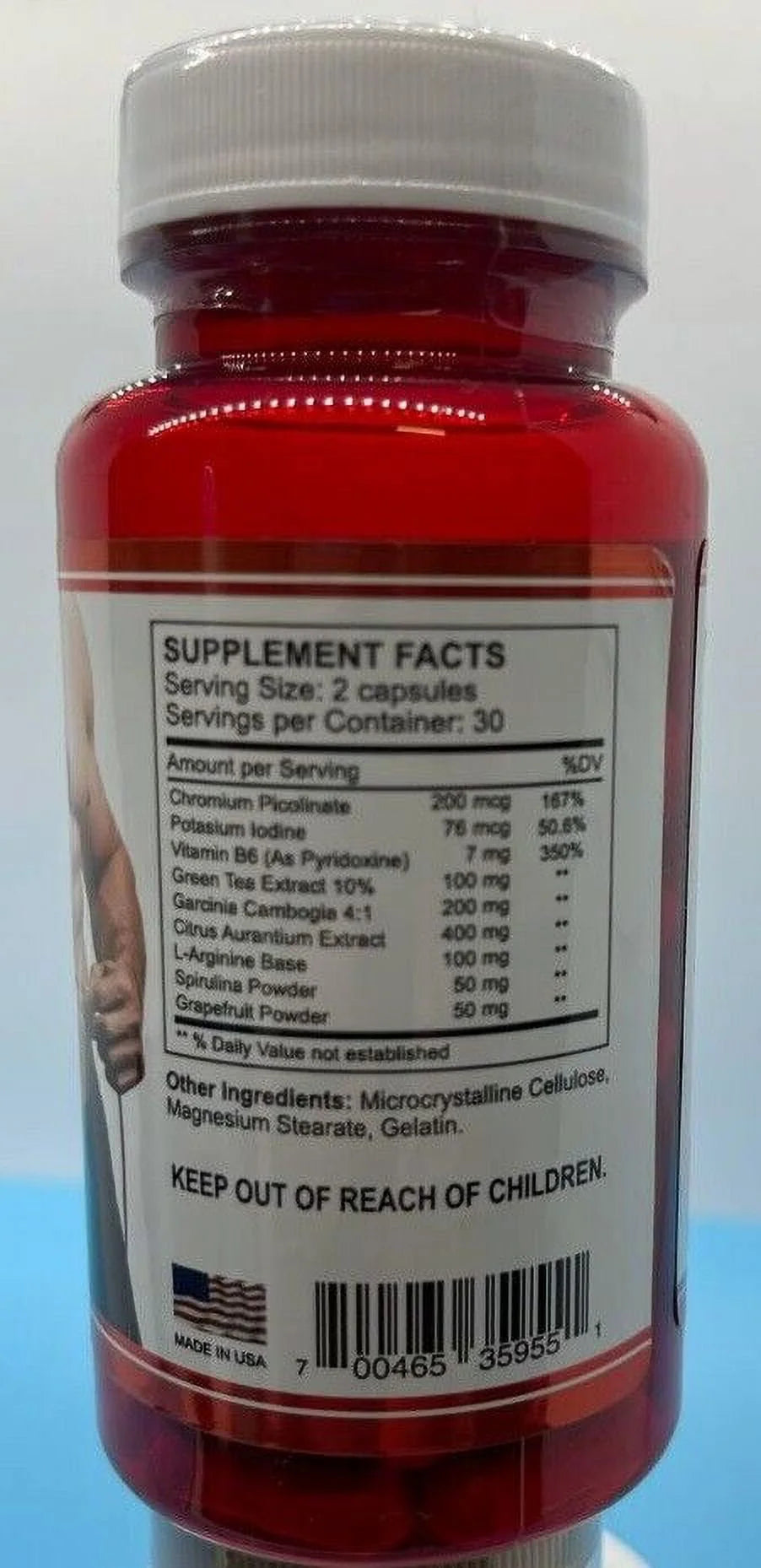 60 Capsules Appetite Support Slimming Fat Burner B27386
