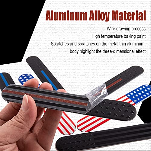 2PCS Metal American Flag Car Badge Decal I875580