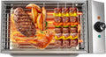 Electric Grill with Adjustable Temperature Control 572°F, 110V 1800W, Nonstick Cooking Surface M4615